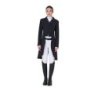 Equestro Frac donna in tessuto tecnico con strass - Nero