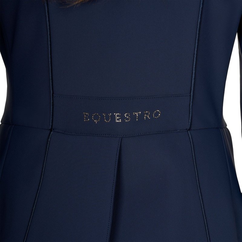 Equestro Frac donna in tessuto tecnico con strass - Blu navy