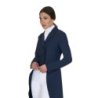 Equestro Frac donna in tessuto tecnico con strass - Blu navy