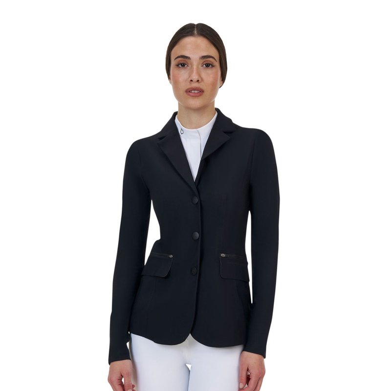 Equestro Giacca concorso donna Ridertechnology 2.0 cuciture termosaldate - Nero