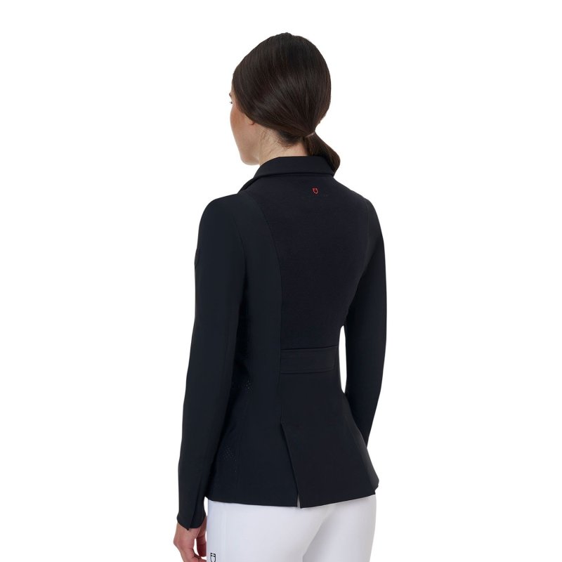 Equestro Giacca concorso donna Ridertechnology 2.0 cuciture termosaldate - Nero