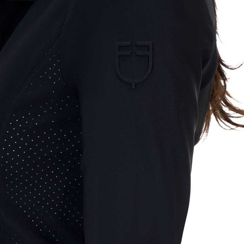 Equestro Giacca concorso donna Ridertechnology 2.0 cuciture termosaldate - Nero