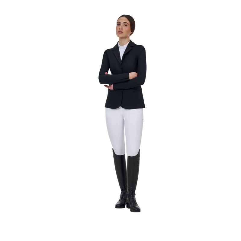 Equestro Giacca concorso donna Ridertechnology 2.0 cuciture termosaldate - Nero