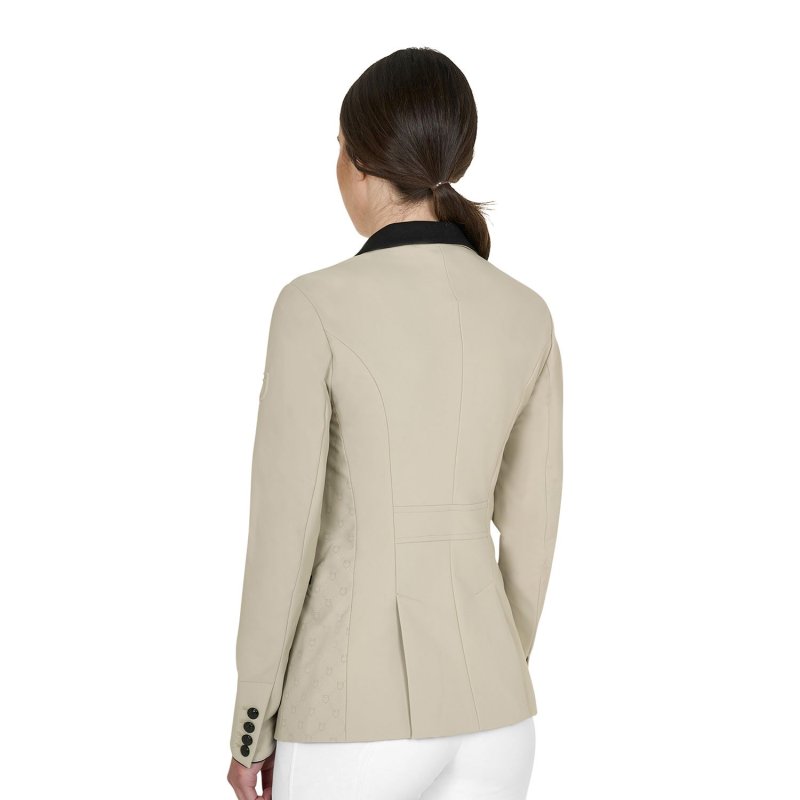 Equestro Giacca donna concorso Monogram tre bottoni - OXFORD TAN (15-1306)