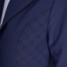 Equestro Giacca donna concorso Monogram tre bottoni - Blu navy