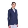 Equestro Giacca donna concorso Monogram tre bottoni - Blu navy