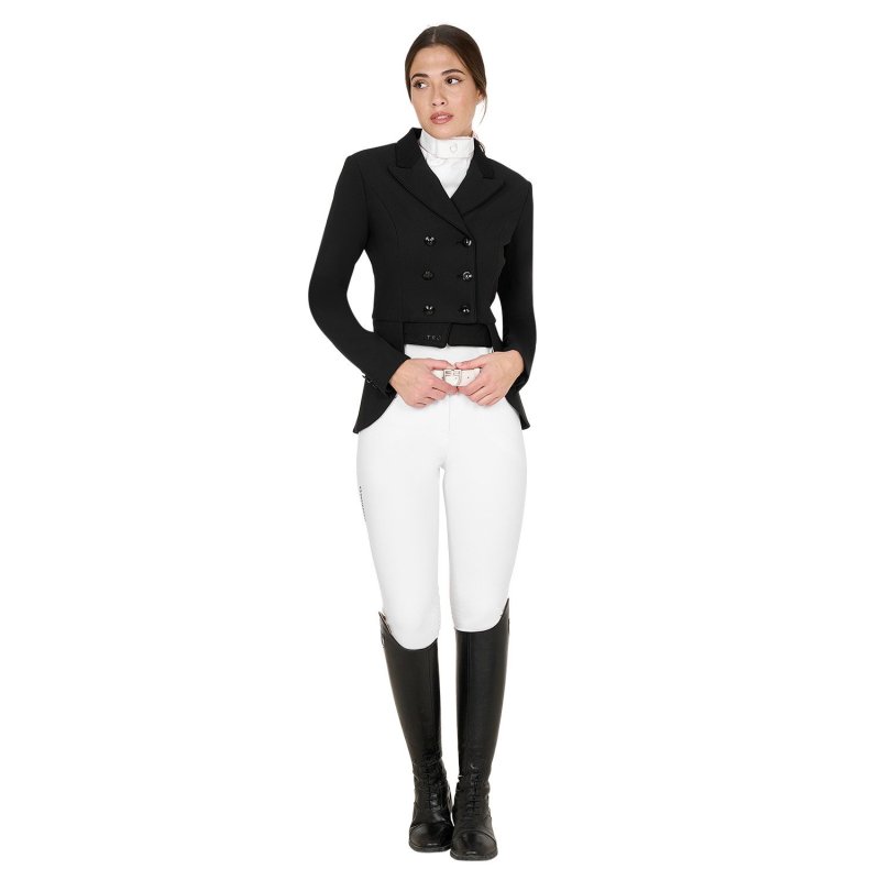 Equestro Mezzo frac da donna per concorso dressage - Nero