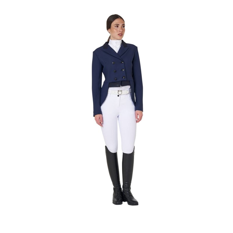 Equestro Mezzo frac da donna per concorso dressage - Blu navy