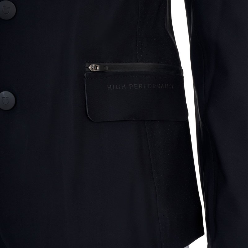Equestro Giacca concorso uomo Ridertechnology 2.0 cuciture termosaldate - Nero