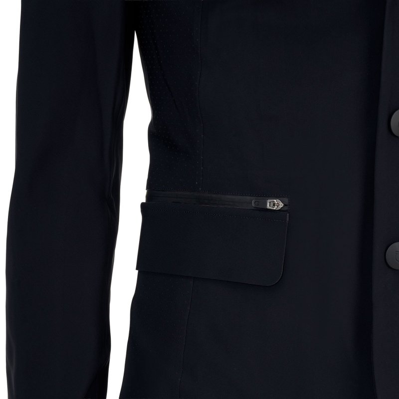 Equestro Giacca concorso uomo Ridertechnology 2.0 cuciture termosaldate - Nero
