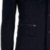 Equestro Giacca concorso uomo Ridertechnology 2.0 cuciture termosaldate - Nero