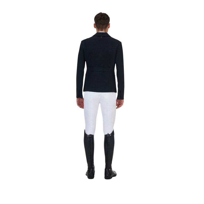 Equestro Giacca concorso uomo Ridertechnology 2.0 cuciture termosaldate - Nero