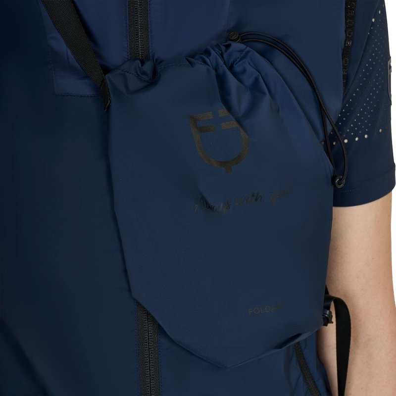 Equestro Smanicato donna linea Foldable - Blu navy