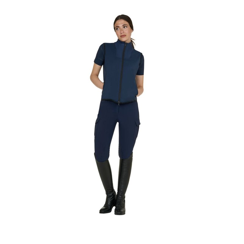 Equestro Smanicato donna linea Foldable - Blu navy