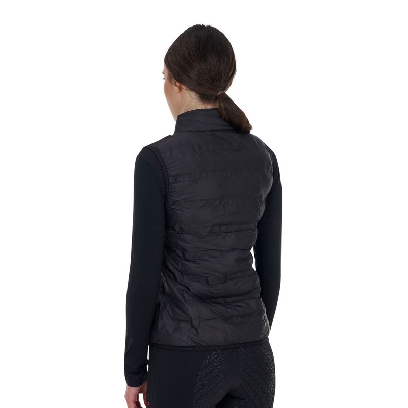 Equestro Smanicato donna Ridertechnology 2.0 cuciture termosaldate - Nero
