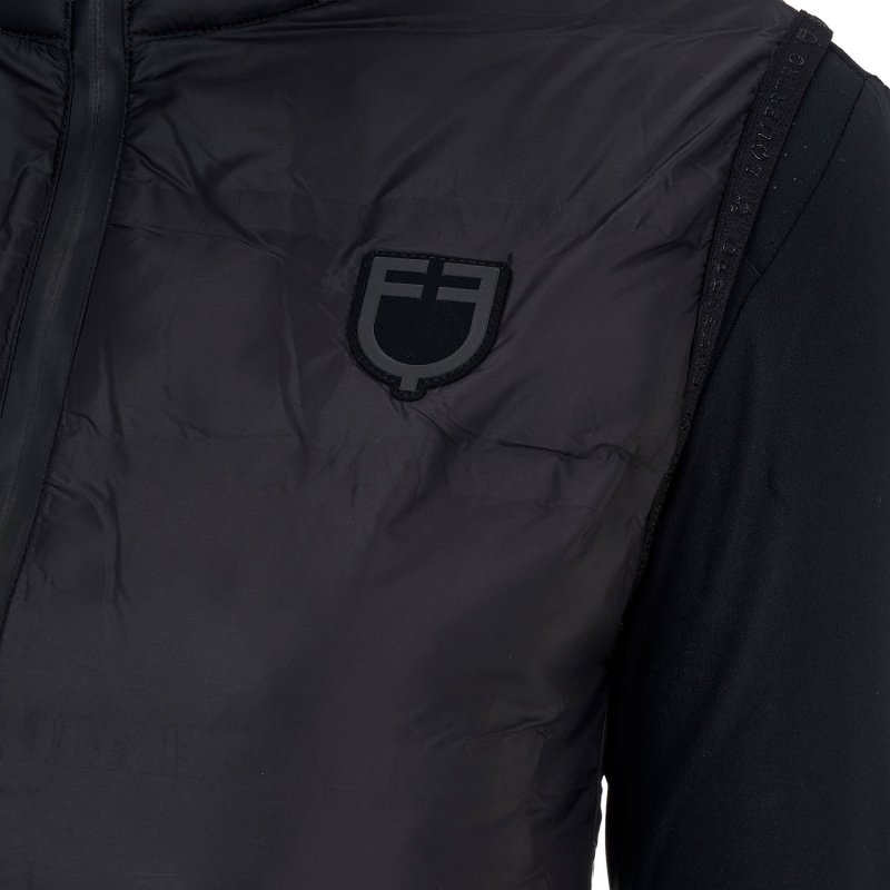 Equestro Smanicato donna Ridertechnology 2.0 cuciture termosaldate - Nero
