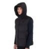 Equestro Smanicato tecnico uomo con cappuccio Ridertechnology 2.0 - Nero