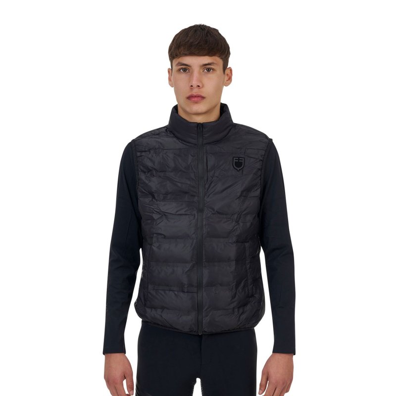 Equestro Smanicato uomo Ridertechnology 2.0 cuciture termosaldate - Nero