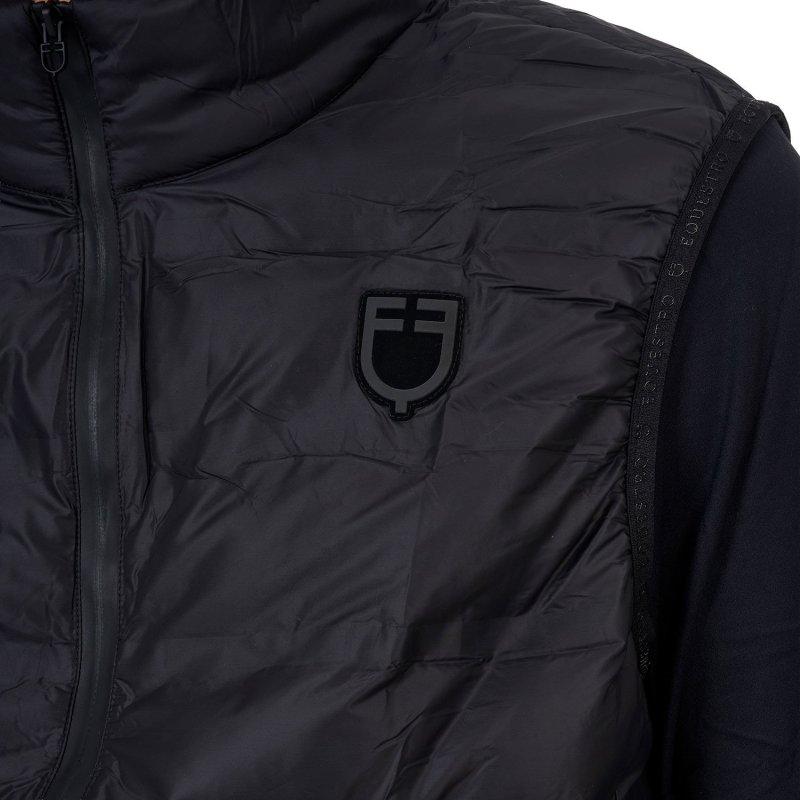Equestro Smanicato uomo Ridertechnology 2.0 cuciture termosaldate - Nero