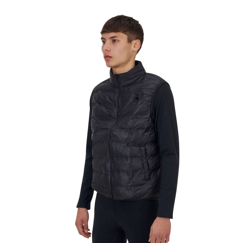 Equestro Smanicato uomo Ridertechnology 2.0 cuciture termosaldate - Nero