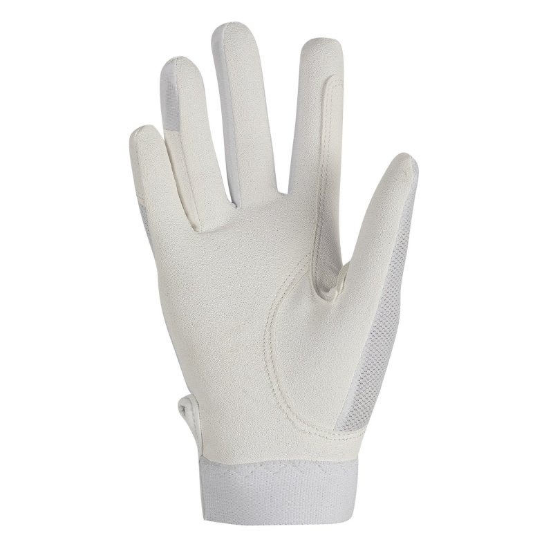 Equestro Guanti bambini in tessuto tecnico - Bianco