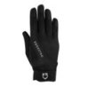 Equestro Guanti bambini in tessuto tecnico - Nero