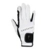 Equestro Guanti in tessuto tecnico con logo multicolor - Nero