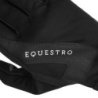 Equestro Guanti in tessuto tecnico con rivestimento in pile - Nero