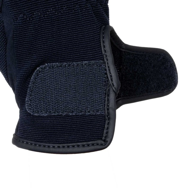 Umbria Equitazione Guanti pelle sintetica amara - Blu navy