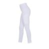 Equestro Leggings bambina con decorazioni perforate - Bianco