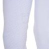 Equestro Leggings bambina con decorazioni perforate - Bianco