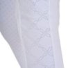 Equestro Leggings bambina con decorazioni perforate - Bianco