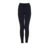 Equestro Leggings bambina con decorazioni perforate - Nero