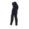 Equestro Leggings bambina con decorazioni perforate - Nero