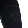 Equestro Leggings bambina con decorazioni perforate - Nero