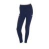 Equestro Leggings bambina con decorazioni perforate - Blu navy