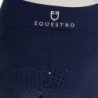 Equestro Leggings bambina con decorazioni perforate - Blu navy