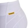 Equestro Leggings bambina slim fit grip con logo - Bianco