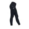 Equestro Leggings bambina slim fit grip con logo - Nero