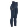 Equestro Leggings da donna con fodera in pile - Blu navy