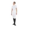 Equestro Leggings da donna con fodera in pile - Bianco