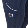 Equestro Leggings donna slim fit full grip - Blu navy