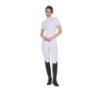Equestro Leggings donna slim fit full grip - Bianco