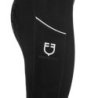 Equestro Leggings donna slim fit full grip - Nero