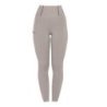 Equestro Leggings donna slim fit full grip - COBBLESTONE (16-1407)