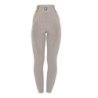 Equestro Leggings donna slim fit full grip - COBBLESTONE (16-1407)