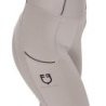 Equestro Leggings donna slim fit full grip - COBBLESTONE (16-1407)