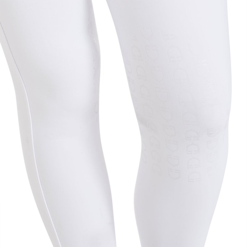 Equestro Pantaloni unisex bambini slim fit - Bianco