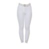 Equestro Pantalone slim fit donna Ridertechnology 2.0 cuciture termosaldate - Bianco