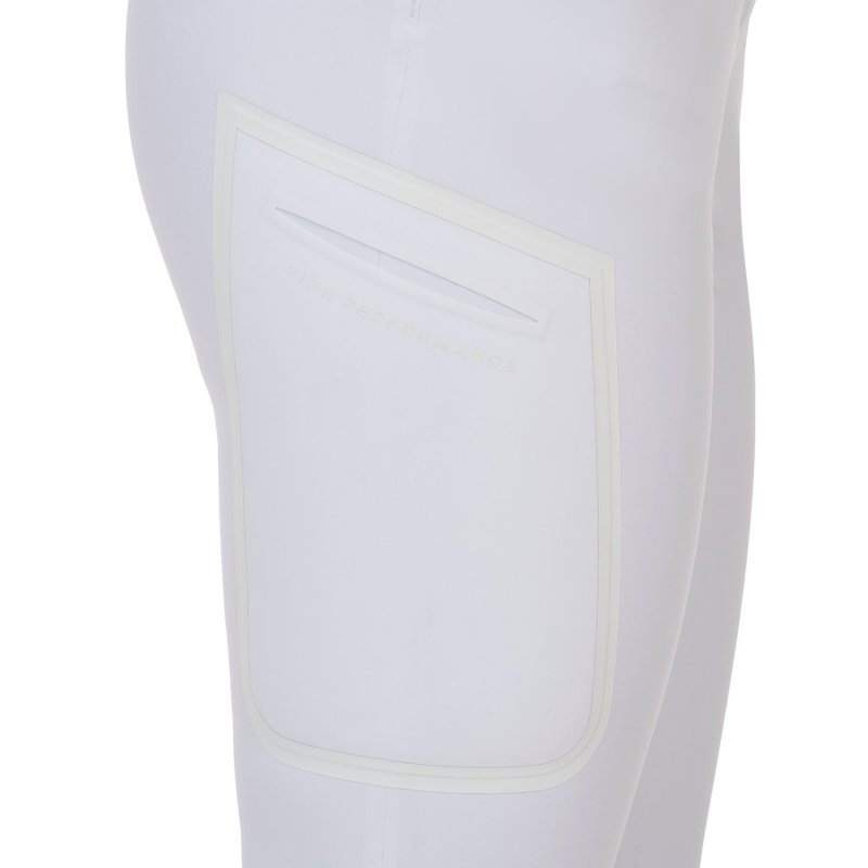 Equestro Pantalone slim fit donna Ridertechnology 2.0 cuciture termosaldate - Bianco